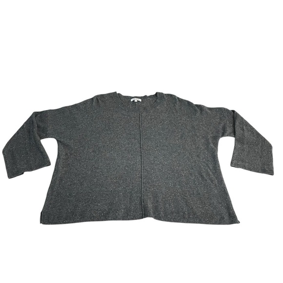Madewell Grey Donegal Northroad Pullover Sweater size L - Picture 6 of 12